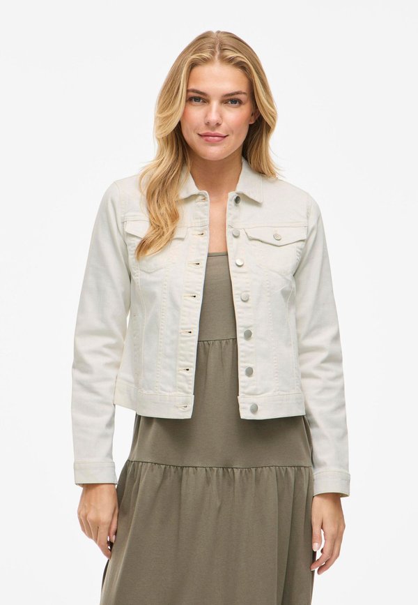 GEKNÖPFTE - Jeansjacke - cloud dancer