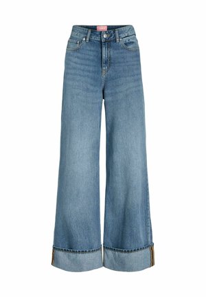TOKYO FOLD HW - Wide Leg - medium blue denim