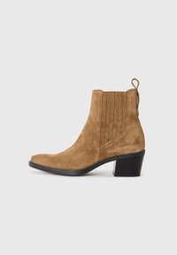 LUNA - Cowboy- / Bikerstövletter - mid brown