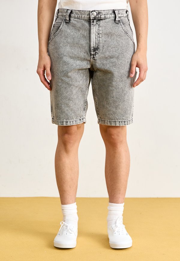GARYVILLE - Denim shorts - light gray wash