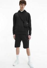 Calvin Klein RELAXED - Felpa con cappuccio - ck black