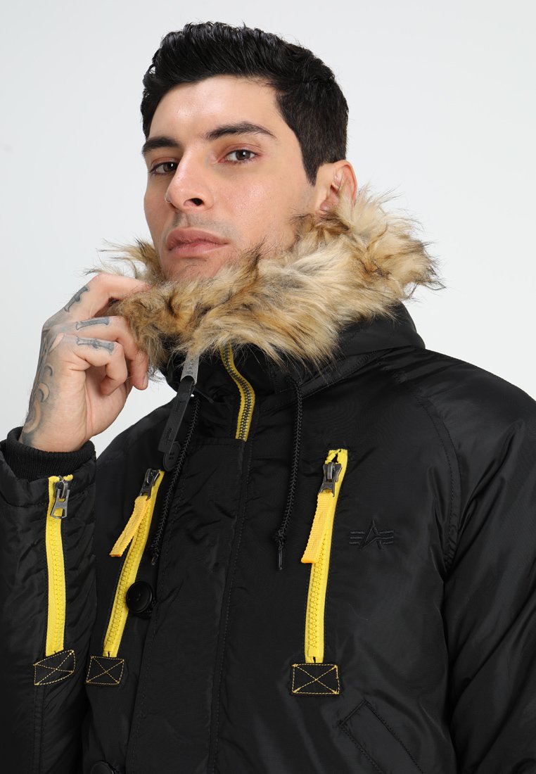 Alpha Industries Vinterjakke blacksvart Zalando.no Alpha Industries Vinterjakke schwarz Zalando.no