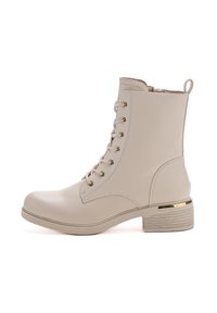 Botines con plataforma - natur