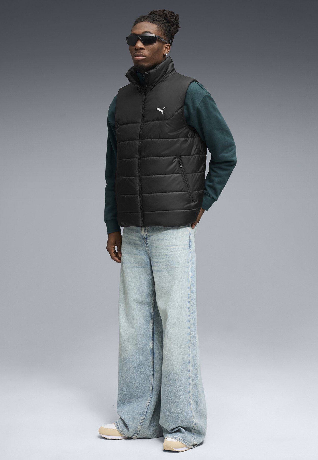 PUMA PADDED - Waistcoat - black