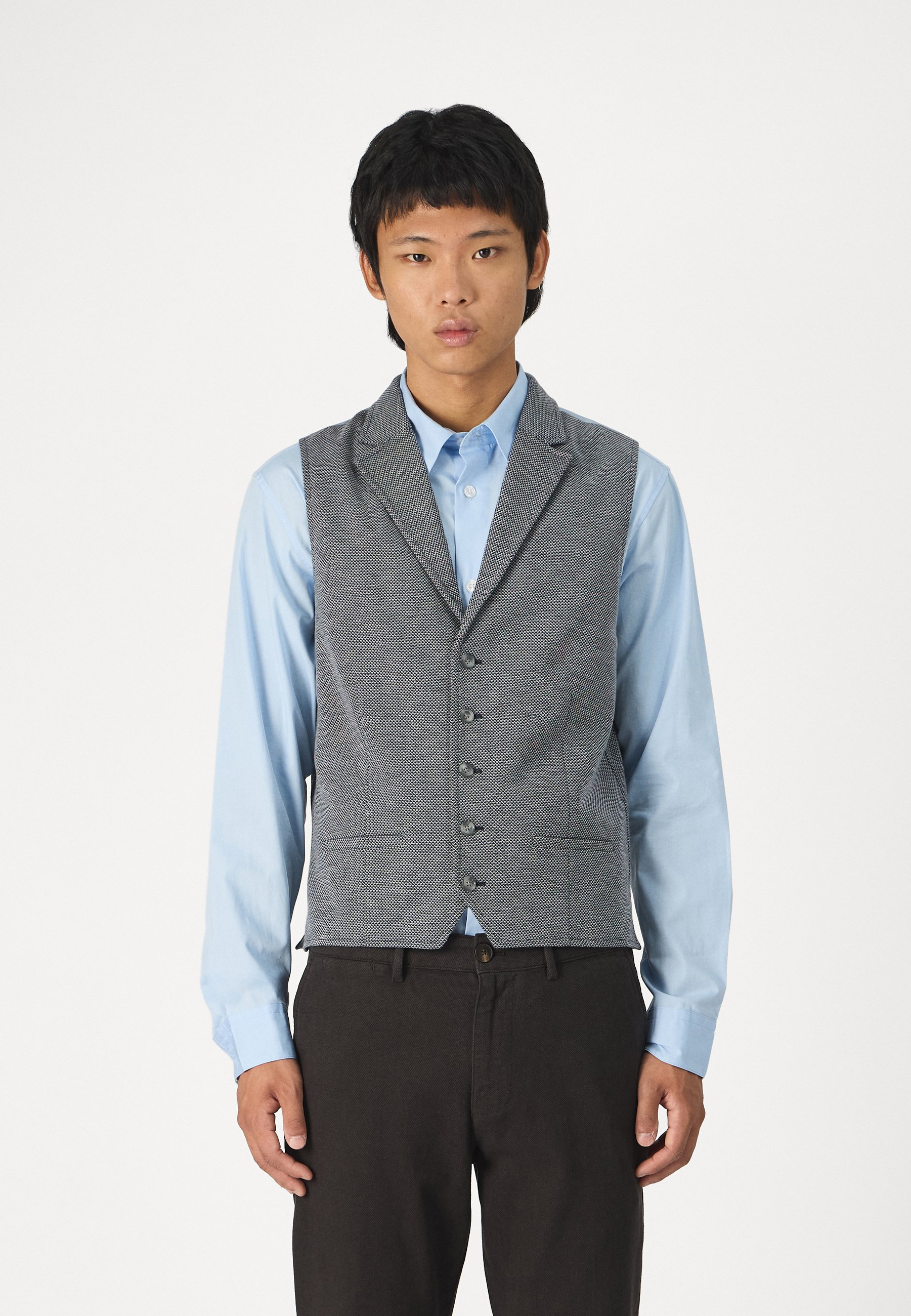 Jack & Jones PREMIUM CODY SLIM FIT WAISTCOAT - Suit waistcoat - cashmere  blue/light blue - Zalando.ie