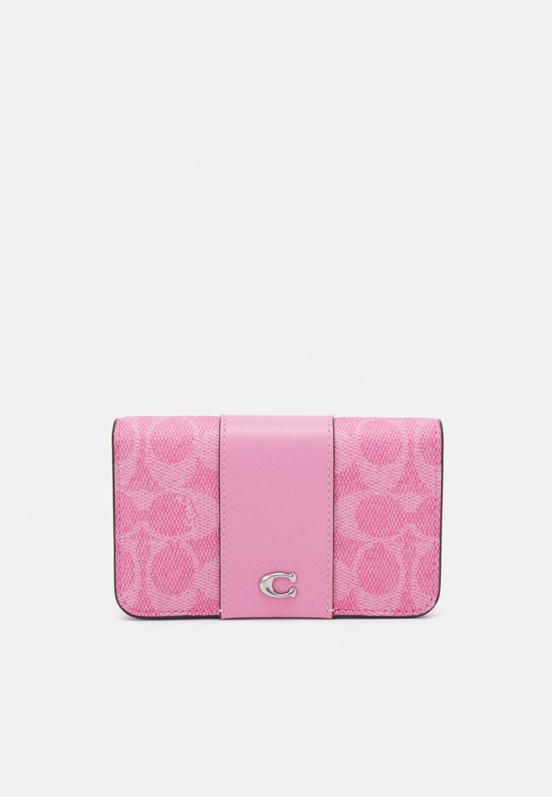 Coach COATED SIGNATURE ESSENTIAL SLIM CARD CASE Portafoglio vivid pink/fuxia Zalando.it