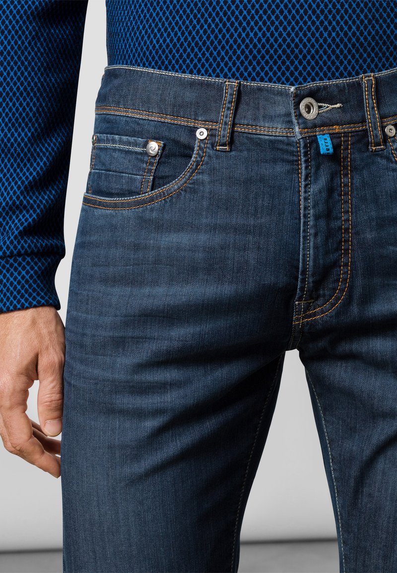 Herren Skinny Fit | Pierre Cardin FUTUREFLEX ANTIBES Jeans Slim Fit dark blue used buffies/dark-blue denim - ZK61678 Herren Skinny Fit | Pierre Cardin FUTUREFLEX ANTIBES Jeans Slim Fit dark blue used buffies/dark-blue denim - ZK61678