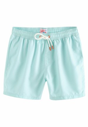 PRINTED - REGULAR FIT - Badeshorts - green white