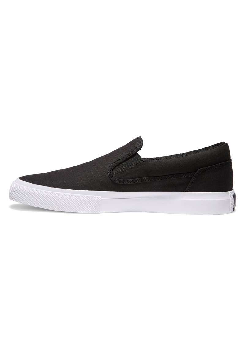 Herren Slipper | DC Shoes MANUAL Sneaker low black black white/anthrazit - NJ03998 Herren Slipper | DC Shoes MANUAL Sneaker low black black white/anthrazit - NJ03998