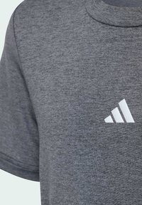 adidas Performance AEROREADY HEATHER KIDS - Sportska majica - black grey three grey six reflective silver