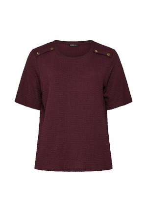 Yours Clothing, PLUS SIZE CASUAL TOPS - Bluse - burgundy