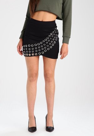 Missguided Petite, Jupe en jean - black