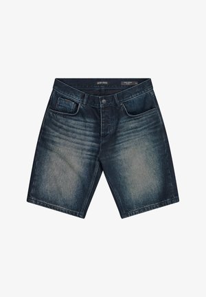 Antony Morato, DENIM SHORT ARGON SLIM FIT IN RIGID BLUE-BLACK DENIM - Shorts vaqueros - blue denim