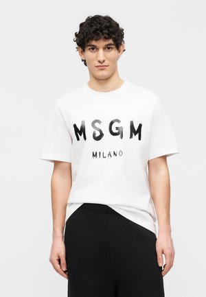 Μπλουζάκι με στάμπα - optical white