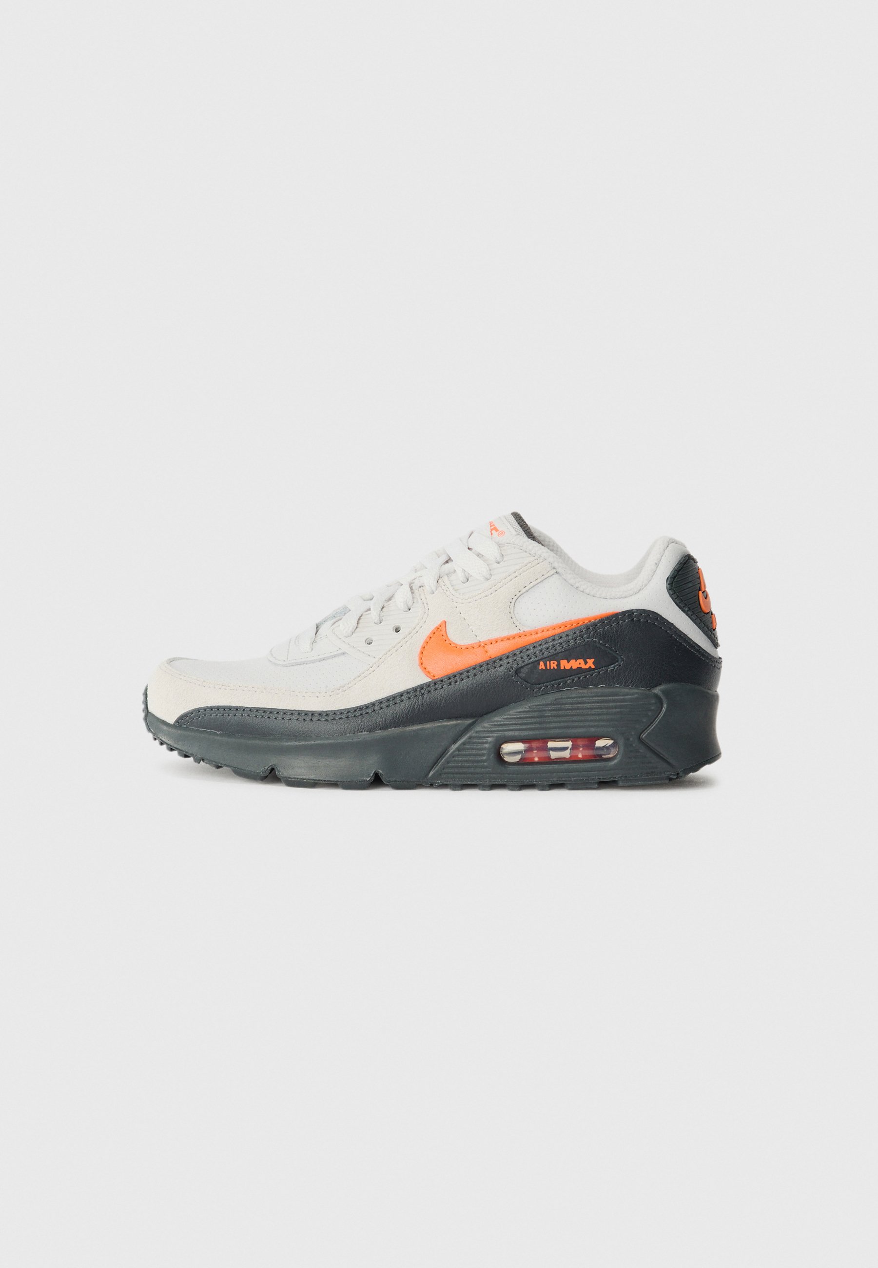 Nike Sportswear AIR MAX 90 MOTO UNISEX - Trainers - vast grey/orange/  anthracite/white/black - Zalando.ie