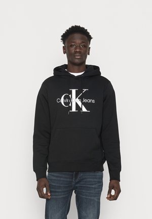 Calvin Klein Jeans CORE MONOGRAM HOODIE - Hoodie - black