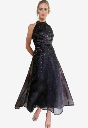 Love & Roses HOTFIX EMBELLISHED HALTER NECK  - Iltapuku - black