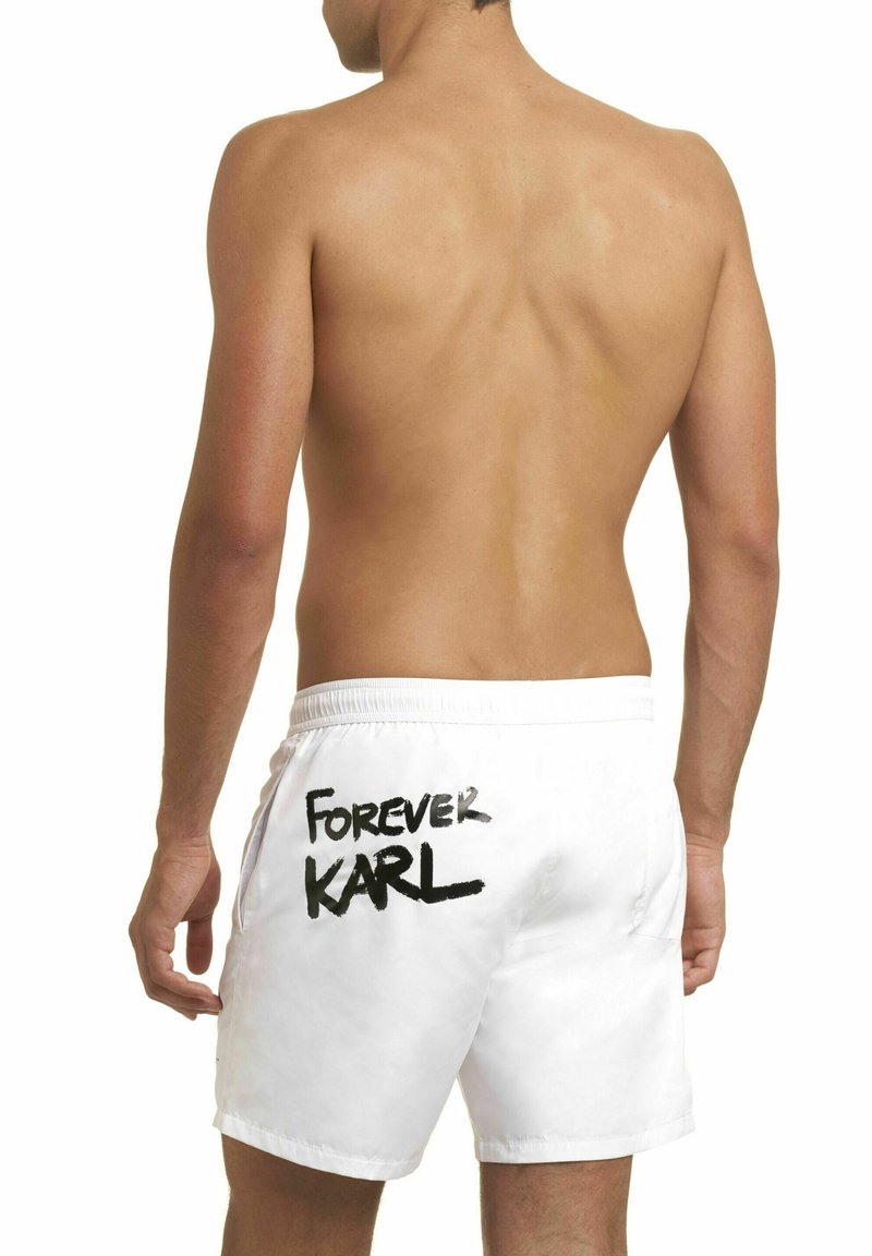 Herren Badehosen | KARL LAGERFELD Badeshorts white/weiß - PP49136 Herren Badehosen | KARL LAGERFELD Badeshorts white/weiß - PP49136