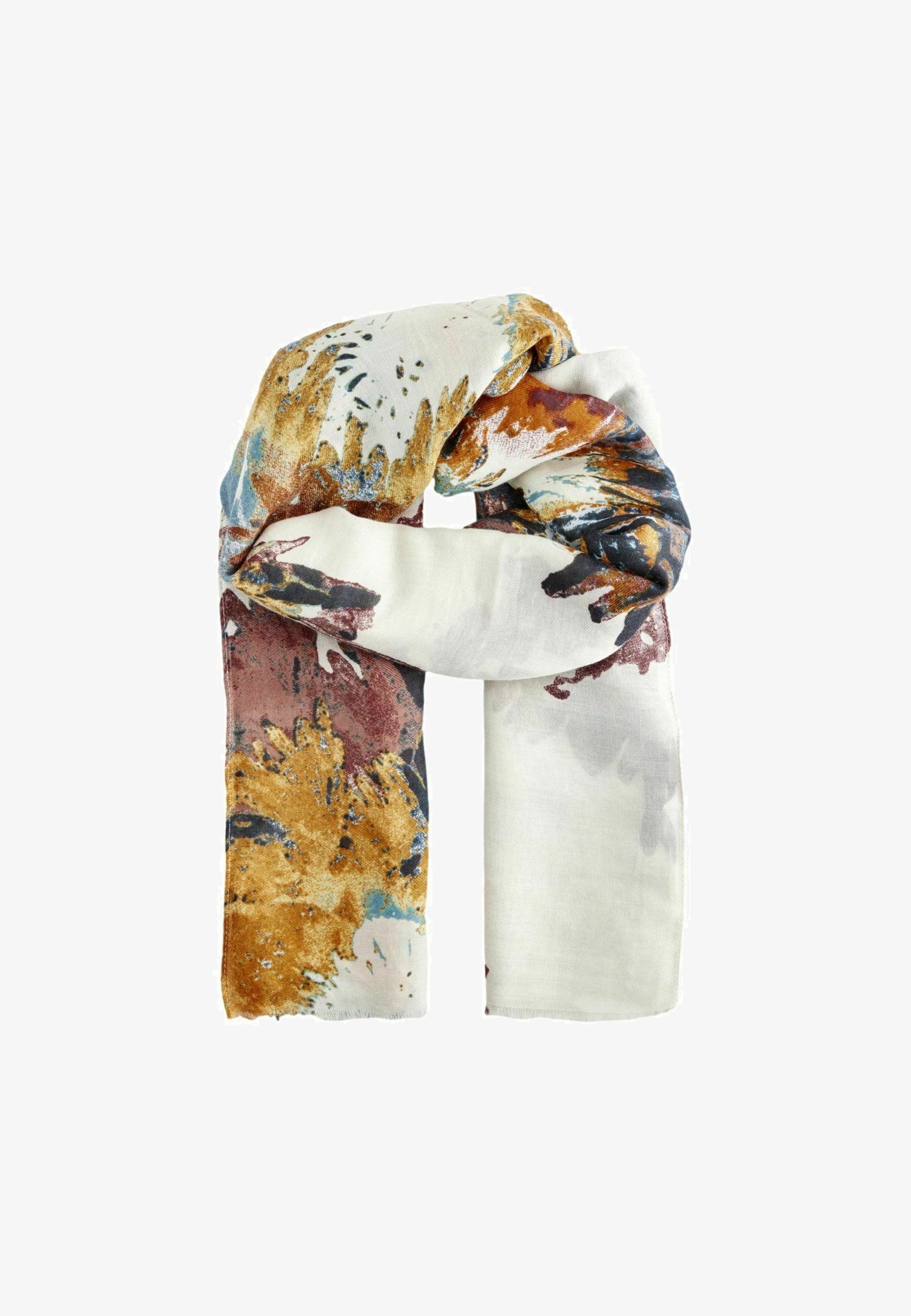 Next LIGHTWEIGHT Scarf rust tie dye burst/beige Zalando