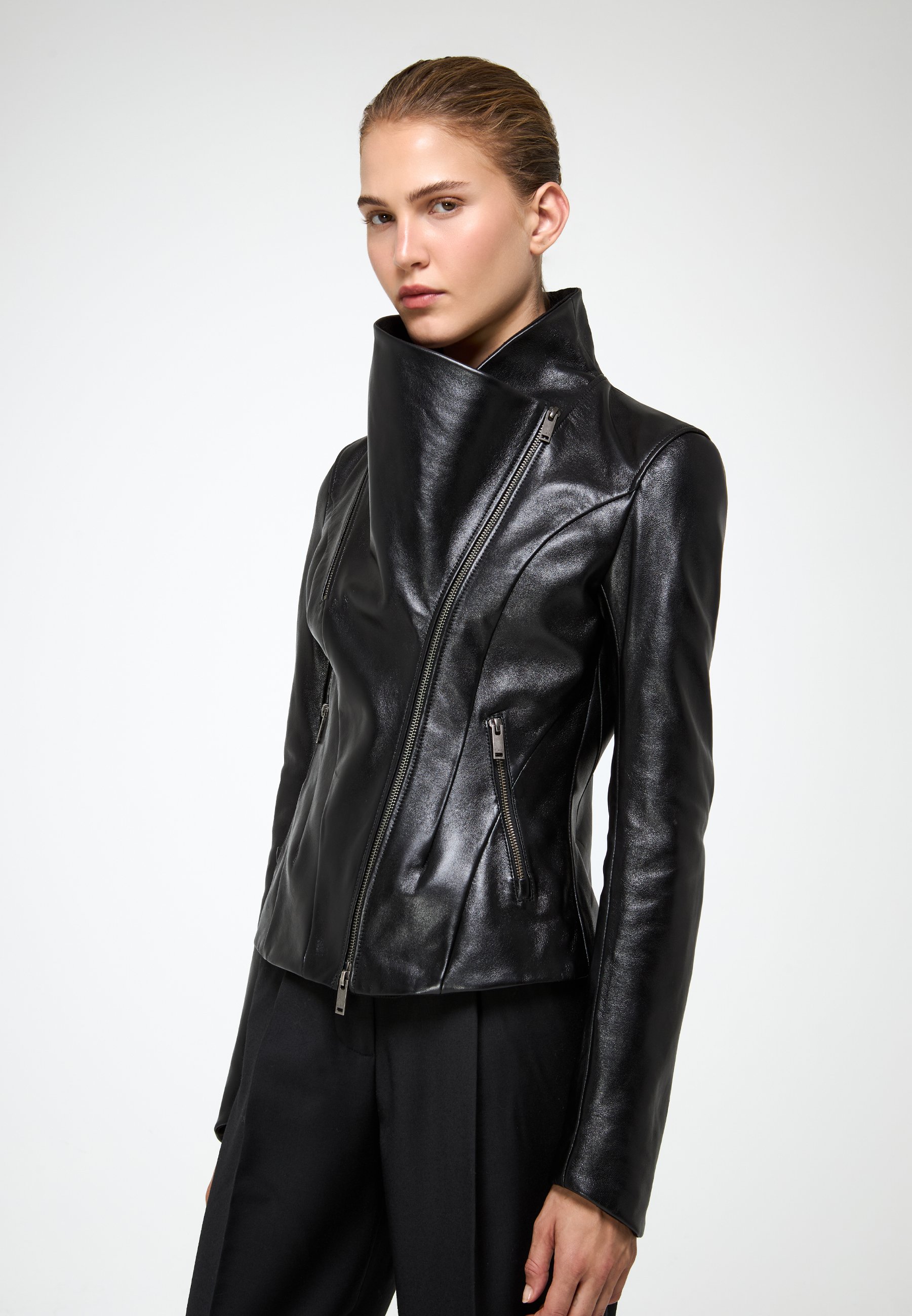 ÉPINE leather lady jacket black Rev'it! - Xena 4 Ladies motorcycle jacket - Biker Outfit