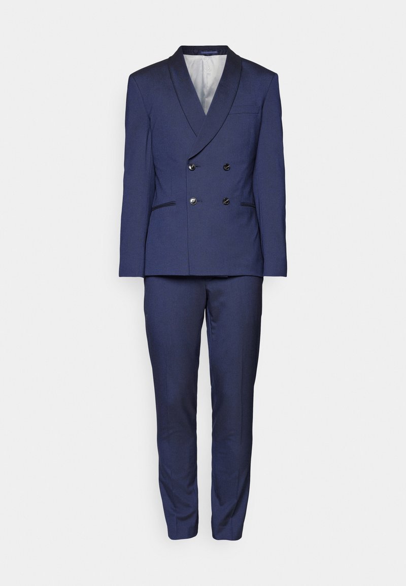 Isaac Dewhirst Kostuum donkerblauw