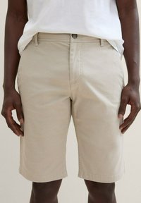 TOM TAILOR Shorts - beige structure print