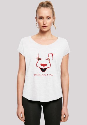 LONG CUT IT FILM ES STEPHEN KING PENNYWISE FLOAT - Print T-shirt - white
