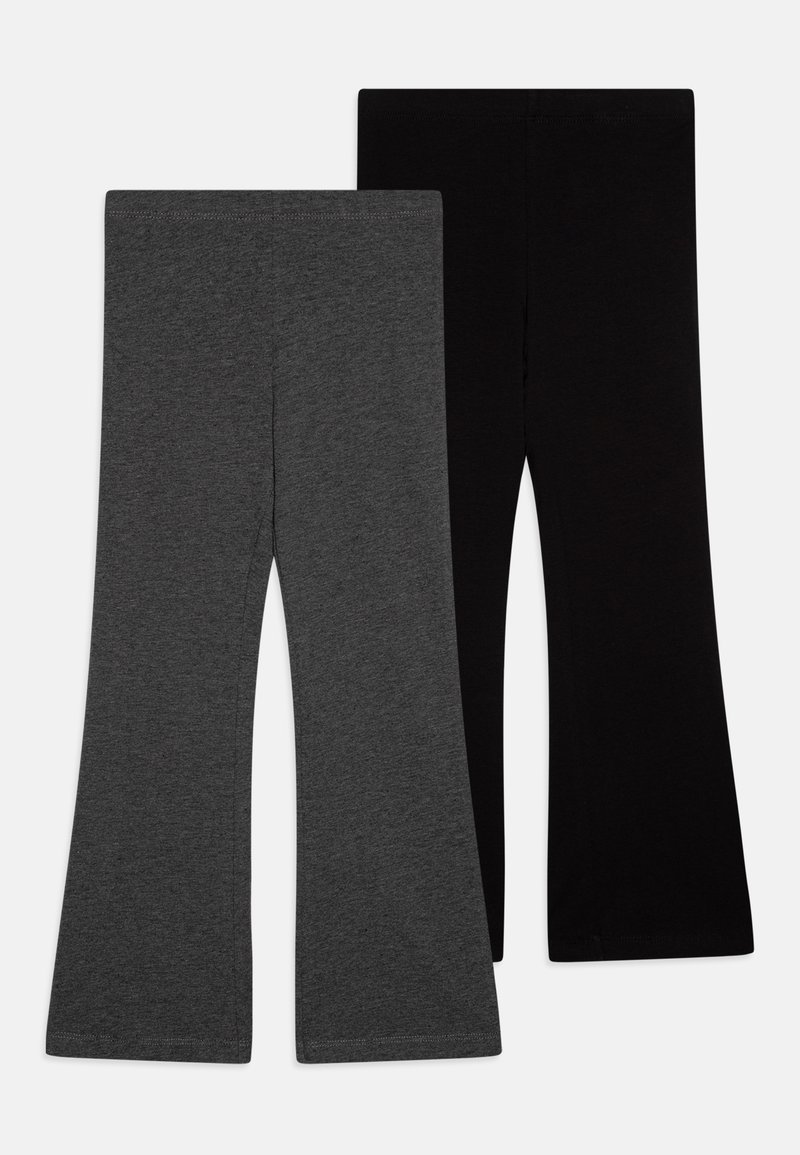 Name it NKFVIVII PANT 2 PACK - Tréningruha alsók - black/dark grey melange