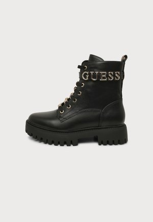 Guess FICKI - Bottines à plateau - black brown