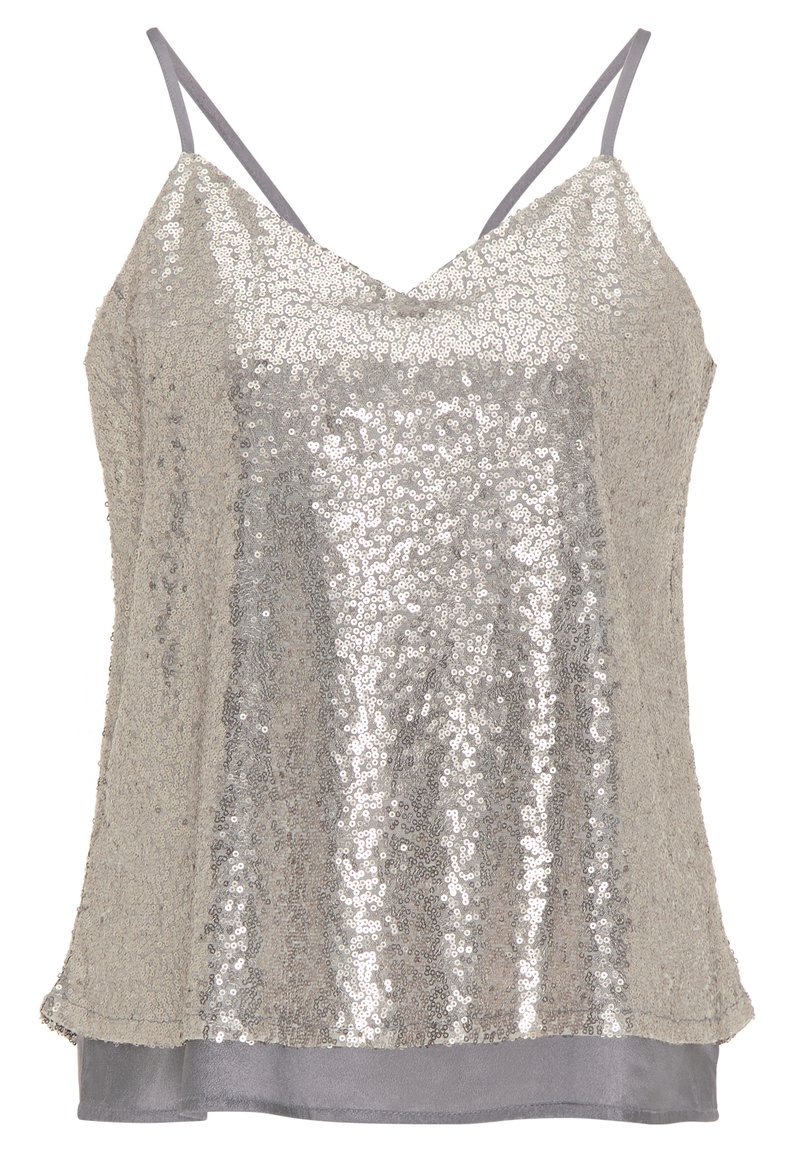 myMo at night Top grijs