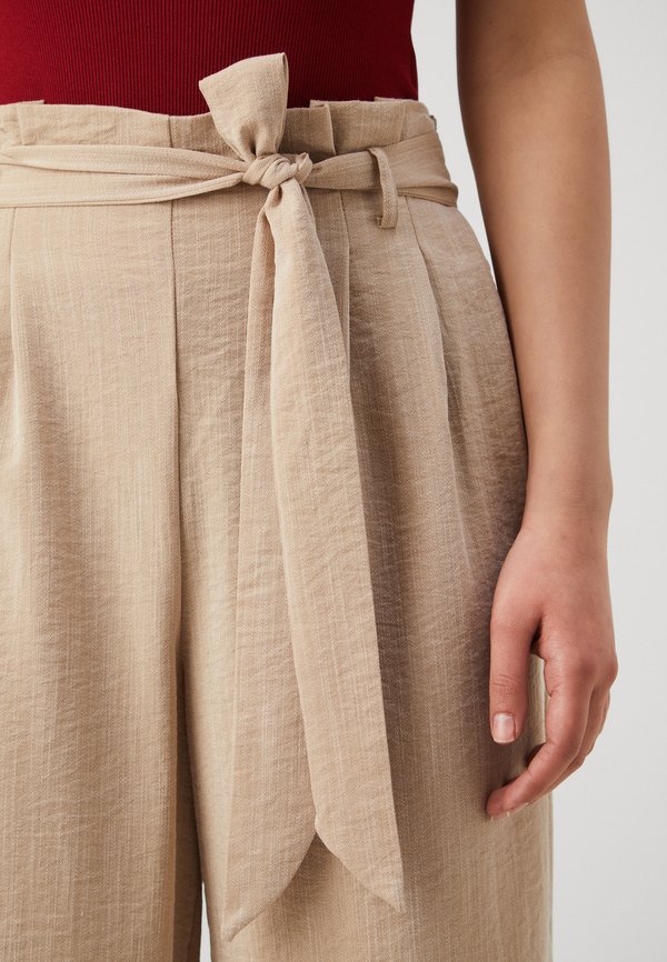 ONLMARSA SOLID PAPERBAG PANT - Trousers - safari4