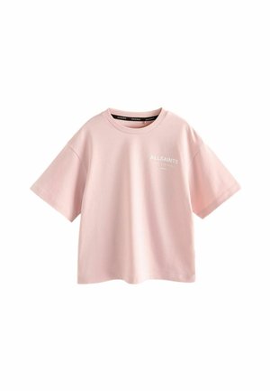 REGULAR FIT - CREW - Printtipaita - light pink