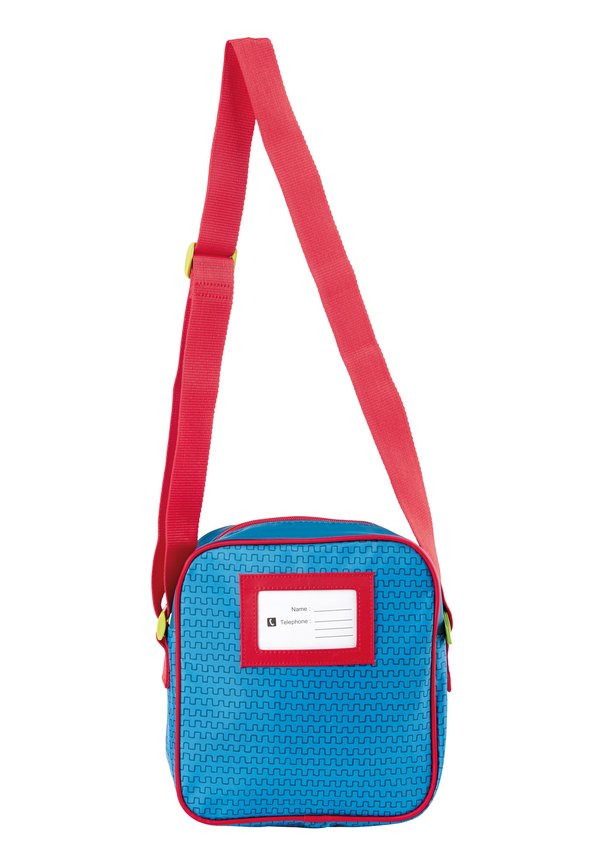 Umhängetasche – blau rot