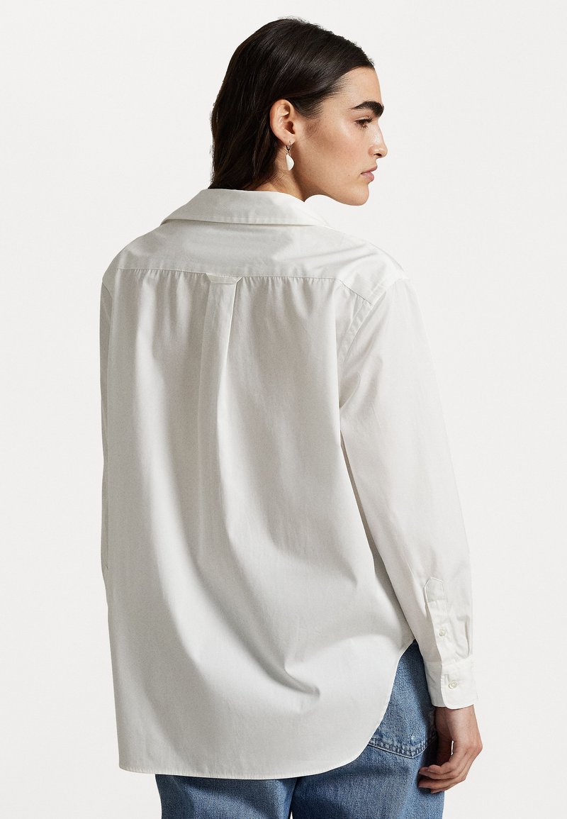 Chemise-Tunique LAMBERTO LOSANI En Coton - Taille XL - Motif Peinture à L'Hem - Occasion Très Bon État