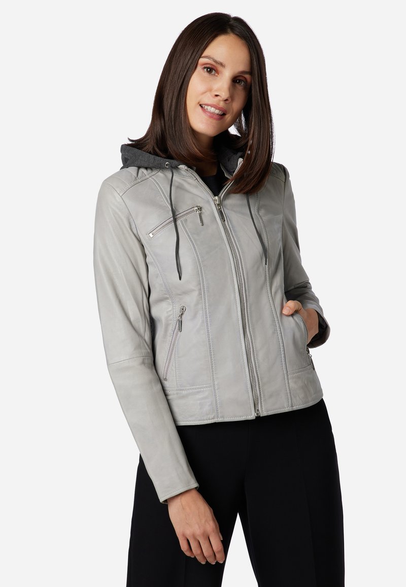 Ricano NELE - Lederjacke - grau