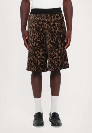 ARCHIVE ANIMALIER PRINT - Shorts - brown