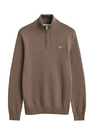 GANT, Πουλόβερ - dark hazelnut melange