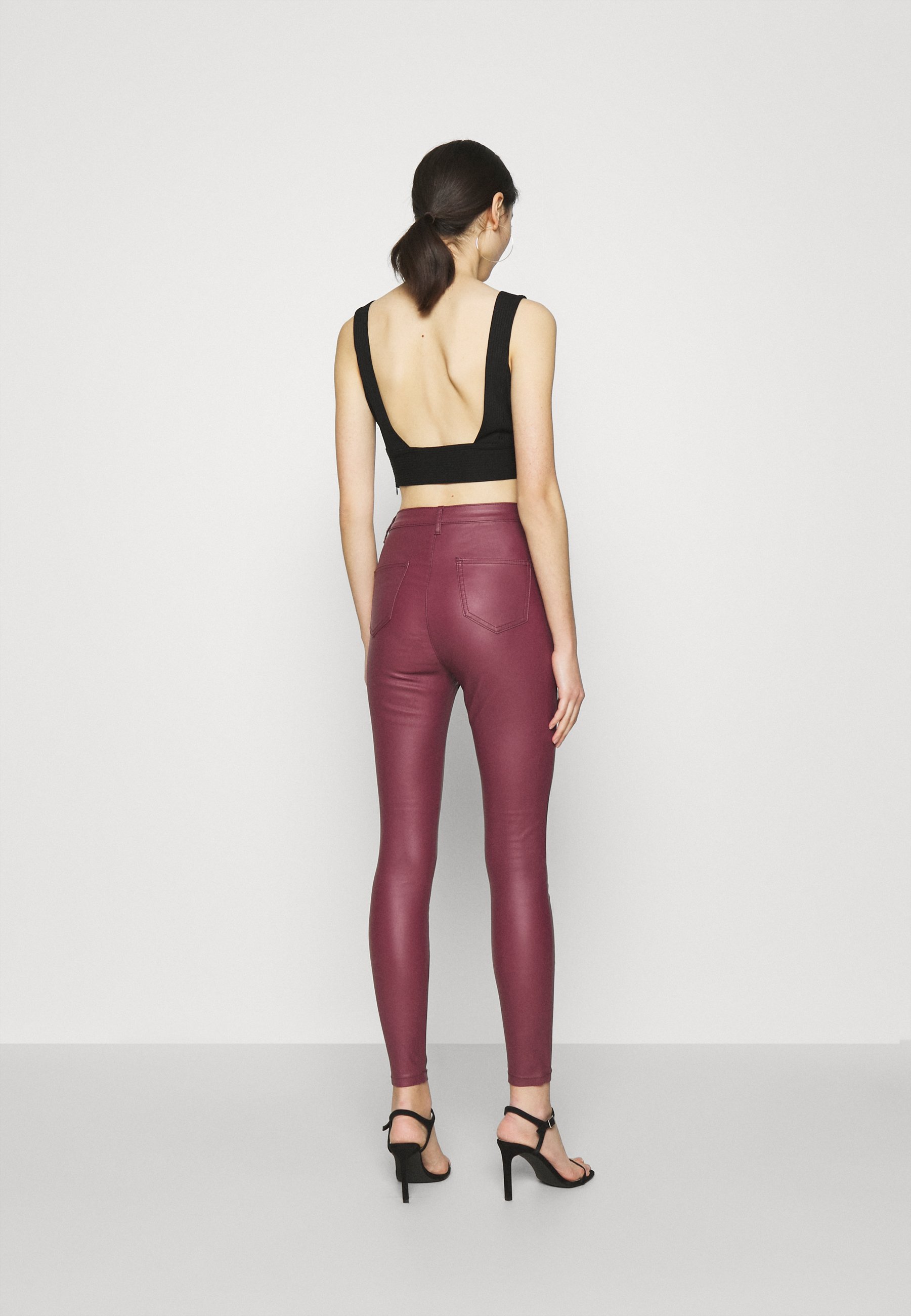 Missguided VICE HIGH WAISTED COATED 