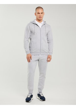 AJRON - Cipzáras pulóver - grau