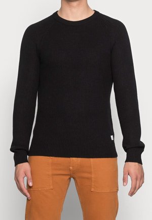 Strickpullover - black