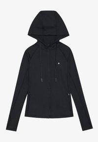 ZIP UP SPORTS SWEAT WITH HOOD - Sweat zippé - black