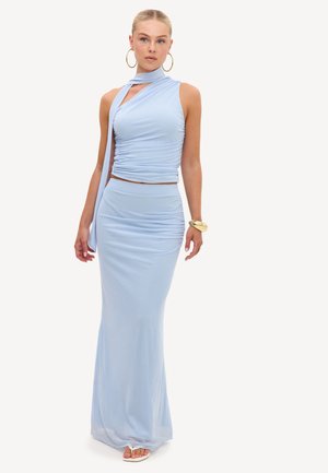 LOAVIES, ENCHANTED HIDEAWAY - Jupe longue - blue mesh