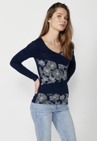 Koroshi Langarmshirt - navy