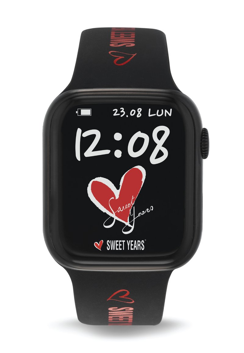 Sweet Years - HEART 44 38MM - Nutikell - black/red, Suurenda