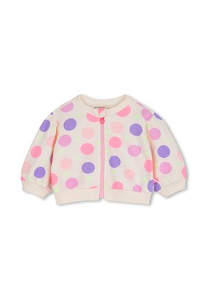 Billieblush, CARDIGAN EN MOLLETON - Sweat zippé - rice
