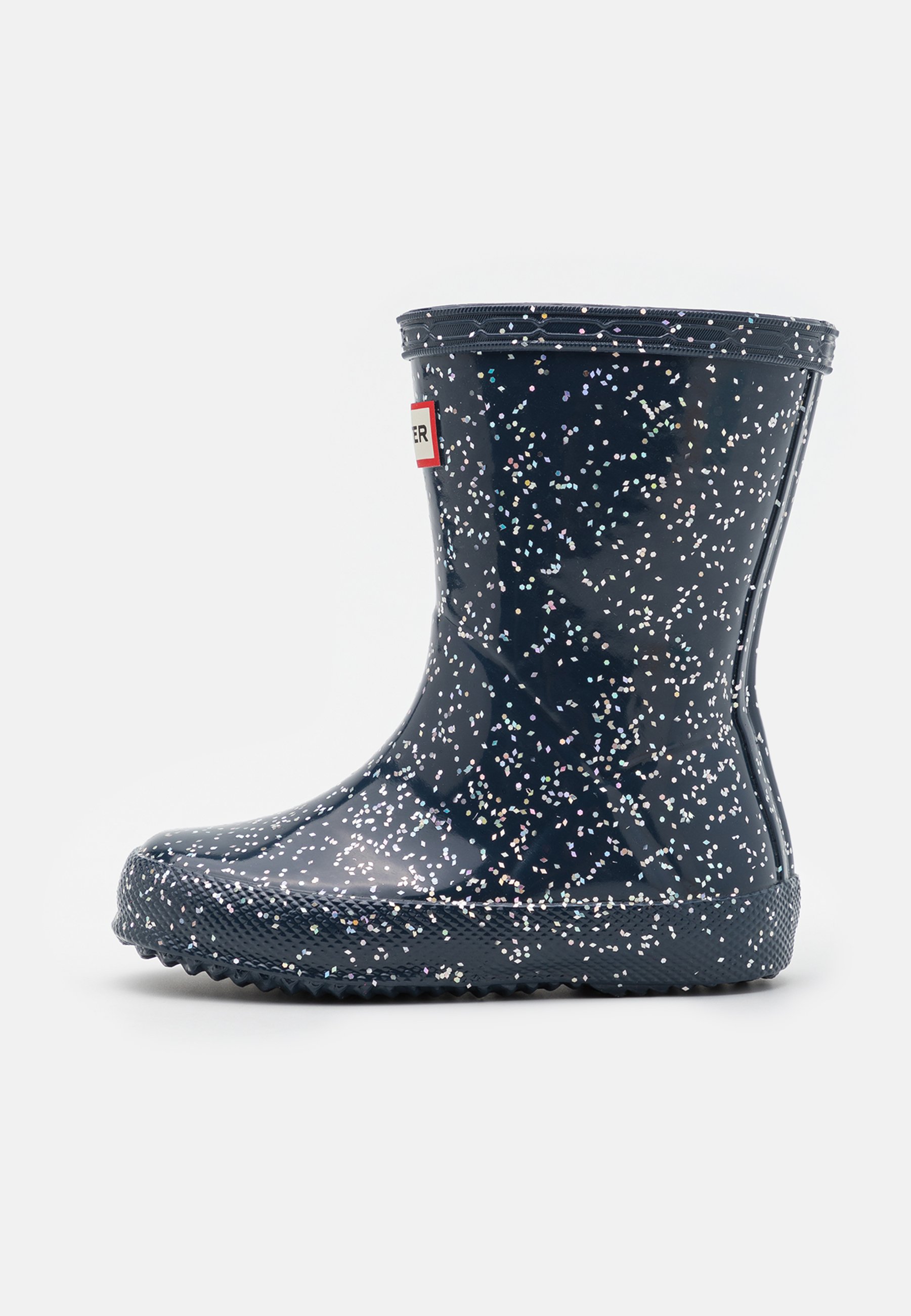 Blue Glitter Hunter Boots atelieryuwa.ciao.jp
