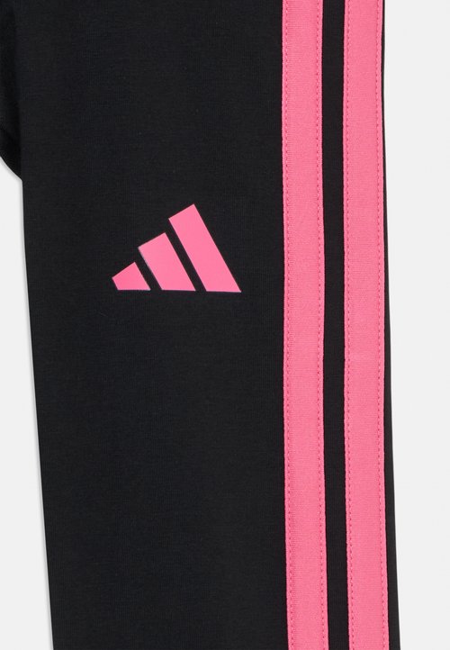 adidas JUNIOR - Leggings - black/pink fusion — foto 3