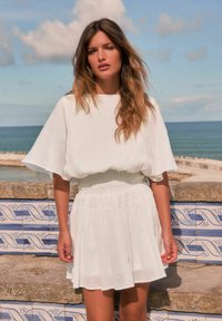 Next REGULAR FIT - SHIRRED WAIST  - Jumpsuit - white