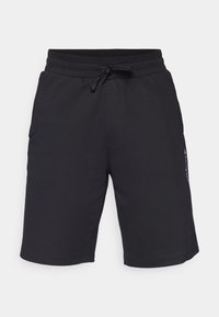 ICONS LONG BERMUDA SHORTS SMALL LOGO - Korte broeken - black