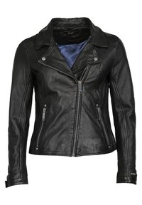 Cabrini Leren jack met labeldetail in lichtblauw online kopen | P&C